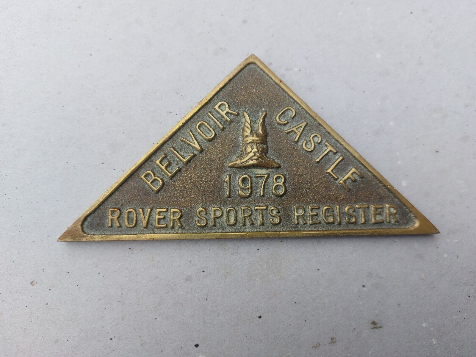 Rover Sports Register car badge 
